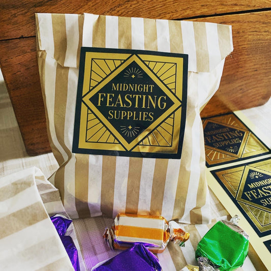 Midnight Feasting Supplies Stickers & Paper Bags